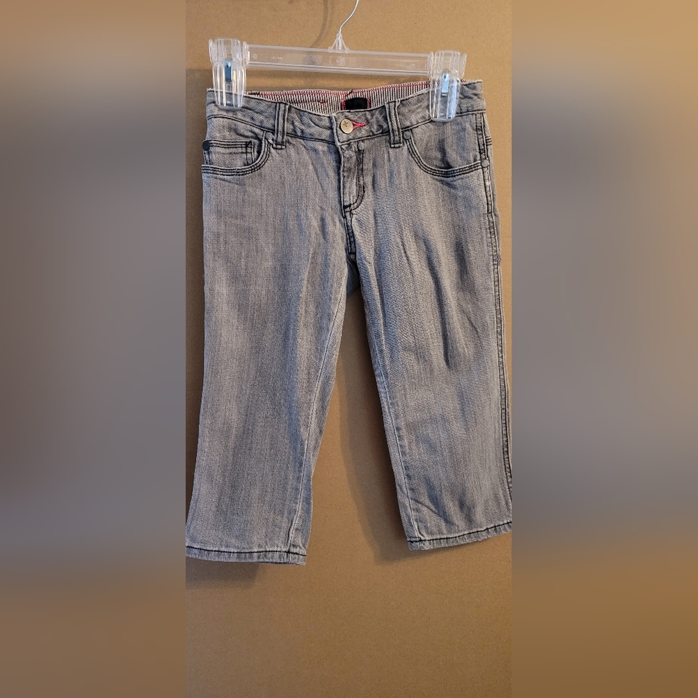 Gray Hurley Capris Denim Jeans  5 pocket  Size 0